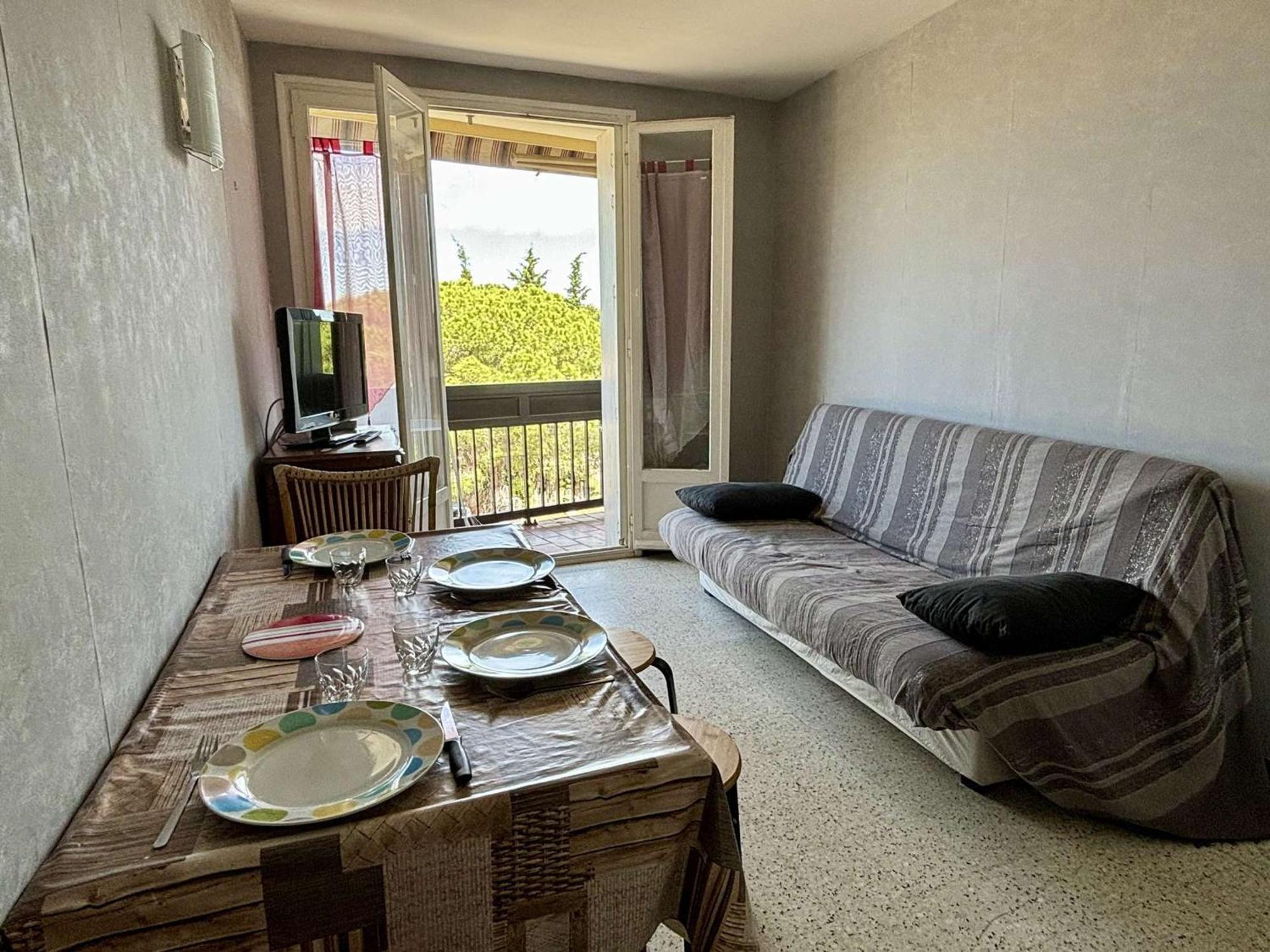 Appartement 2 Pieces, Balcon, Proche Plage Et Commerces, Quartier Calme - Argeles-Sur-Mer - Fr-1-225-685 Luaran gambar